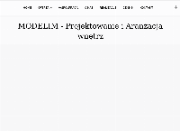 Strona internetowa z MODELIM