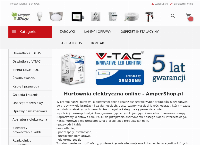 Strona internetowa z SMG Sp. z o.o. AmperShop