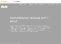 Strona internetowa z Bazo Szymon Zagajewski