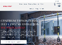 Strona internetowa z Evolution