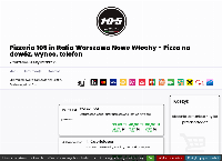 Strona internetowa z Pizzeria 105