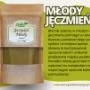 Młody jęczmień źródło błonnika
