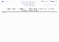 Strona internetowa z Beauty Mania Warszawa - Salon & Sklep Kosmetyczny