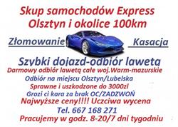 Skup samochodów Olsztyn-szybka sprzedaż-najwyzsze ceny