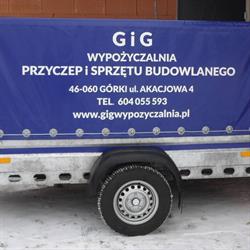GiG Wypożyczalnia Przyczep i Sprzętu Budowlanego Opole