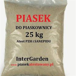 Piasek w workach przeciwpowodziowych piasek atestowany do piaskownic