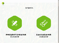 Strona internetowa z Perfect Gardens