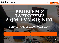 Strona internetowa z RatujLaptopa