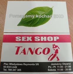 Sex shop Tango Eko Łodż Gadżety Drogeria Eko Bielizna