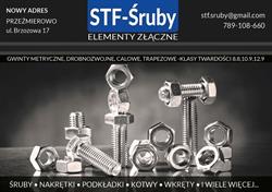 STF-Śruby - Elementy złączne o podwyższonych klasach twardości.