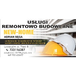 NEW HOME USŁUGI REMONTOWO BUDOWLANE ADRIAN SĘGA