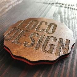 LOCO design - druk w technologii HP latex, grawerowanie i cięcie laserem