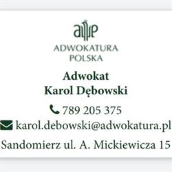 Adwokat Sandomierz Karol Dębowski