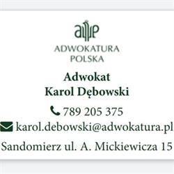 Adwokat Sandomierz Karol Dębowski