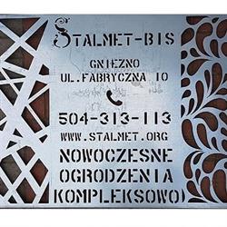 Stalmet-Bis. Hurtownia elementów ogrodzeniowych. Heliasz A. STALMET HURTOWNIA STALI SP. Z O.O.