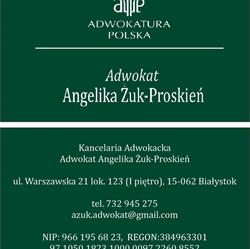 Kancelaria Adwokacka Adwokat Angelika Żuk