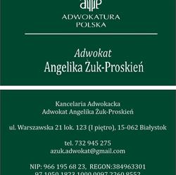 Kancelaria Adwokacka Adwokat Angelika Żuk