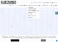 Strona internetowa z Elektronics System Security Zakład Elektroniczny Krzysztof Komorowski