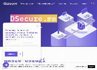 Strona internetowa z DSECURE.ME Sp. z o.o.