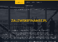 Strona internetowa z Zalewski Finanse - Centrum Kredytów Hipotecznych Łódź