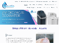 Strona internetowa z Filtry wody online - Aqualia