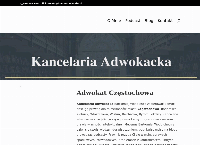 Strona internetowa z Kancelaria Adwokacka Adwokat Bartłomiej Wodo