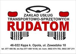Zakład Usług Transportowo-Sprzętowych "Rudaton" Dariusz Sznotala