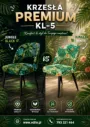 Krzesło Tapicerowane KL-5  Jungle Black