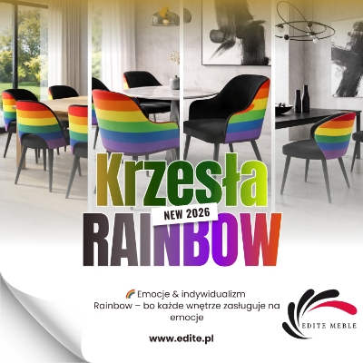 Krzesla Tapicerowane Premium Rainbow Tęcza