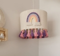 Lampa z tęczą