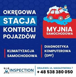 STACJA KONTROLI POJAZDOW/MYJNIA SAMOCHODOWA INSPECTION Krzysztof Litwinko, Zenon Maciorowski S.C