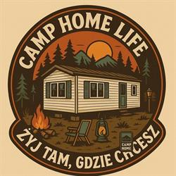 Camp Home Domki Holenderski Tymczasowy błąd wizytówki FIRMA OTWARTA