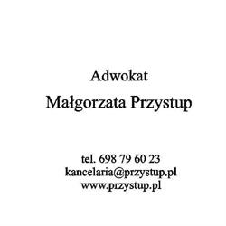 Kancelaria Adwokacka Małgorzata Przystup
