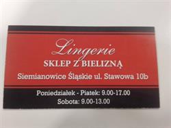 Sklep z bielizną Lingerie - Beata Bartoszek