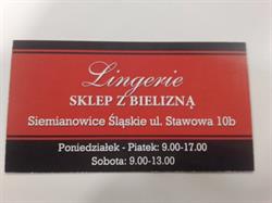 Sklep z bielizną Lingerie - Beata Bartoszek