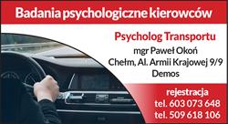 Paweł Okoń Badania Psychologiczne Kierowców