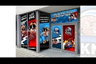 Projekt okleiny na drzwi dla Osk Akme- wykonany w Pixel Studio