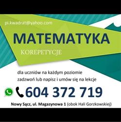 PI KWADRAT korepetycje z matematyki Nowy Sącz