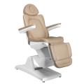 Fotel kosmetyczny elektr. Azzurro 870 3 siln. cappuccino