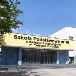 Szkoła Podstawowa nr 16 z Oddziałami Integracyjnymi im. Tadeusza Kościuszki.