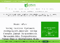Strona internetowa z Hostel mPark