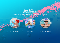 Strona internetowa z Nauka pływania Warszawa