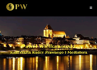 Strona internetowa z Kancelaria Radcy Prawnego i Mediatora Paweł Wielkanowski
