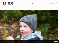 Strona internetowa z STING