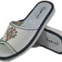 House leather slippers for women
