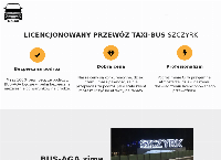 Strona internetowa z Taxi Szczyrk Bus-Aga