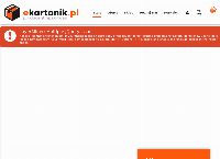 Strona internetowa z KARTONIK Waldemar Baran | Producent opakowań z tektury