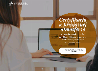 Strona internetowa z Global Cert PSA - certyfikacja ISO, szkolenia