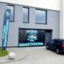 Wjazd do myjni Aqua Car Wash Reda