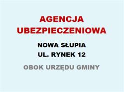 Ubezpieczenia Nowa Słupia Gawęcki Damian